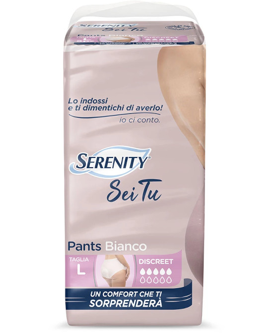 SERENITY PANTS PANNOLONE A MUTANDINA ADVANCE SEITU DISCREET TAGLIA LARGE 12 PEZZI - farmascienza.it