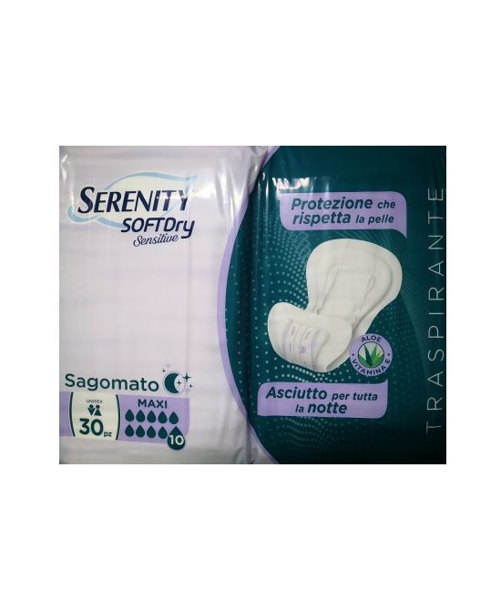 SERENITY SAGOMATO SD SENSITIVE MAXI 30 PEZZI - farmascienza.it