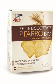 FSC FETTE BISCOTTATE DI FARRO BIO SENZA ZUCCHERI AGGIUNTI CON OLIO DI GIRASOLE SENZA OLIO DI PALMA 200 G - farmascienza.it