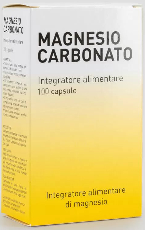 MAGNESIO CARBONATO 100 CAPSULE - farmascienza.it