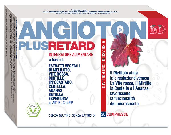 ANGIOTON PLUS RETARD 30 COMPRESSE - farmascienza.it