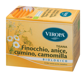 VIROPA FINOCCHIO/CUMINO/ANICE/CAMOMILLA BIO 15 BUSTINE - farmascienza.it