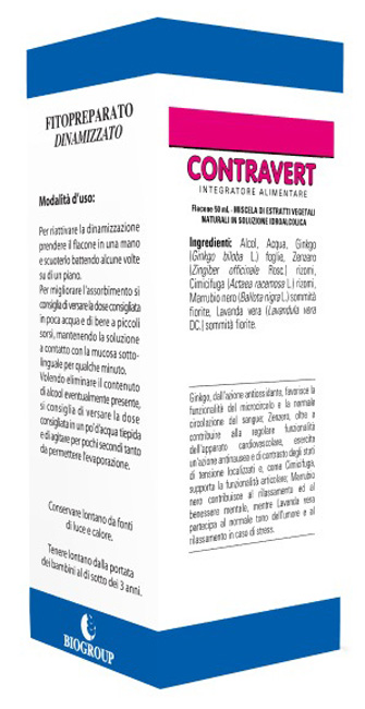 CONTRAVERT 50 ML SOLUZIONE IDROALCOLICA - farmascienza.it