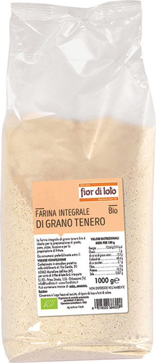 FARINA INTEGRALE DI GRANO TENERO 1 KG - farmascienza.it