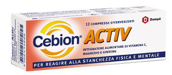 CEBION ACTIVE 12 COMPRESSE EFFERVESCENTI - farmascienza.it
