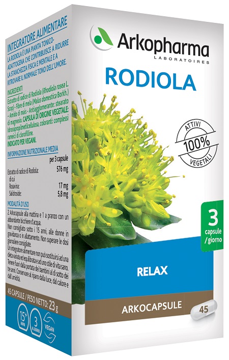 ARKO CAPSULE RODIOLA 45 CAPSULE - farmascienza.it