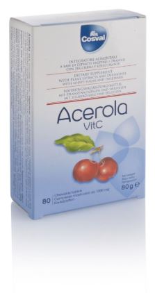 ACEROLA VITAMINA C 80 TAVOLETTE - farmascienza.it