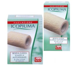 ICOPIUMA BENDA GARZA ELASTICA AUTOFISSANTE CM10X4MT 1 PEZZO - farmascienza.it