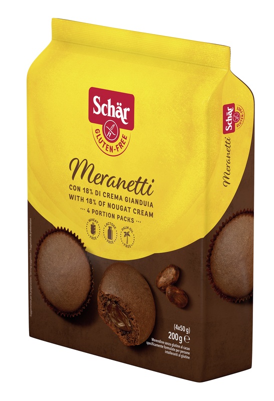 SCHAR MERANETTI CON CREMA GIANDUIA 4 PEZZI DA 50 G - farmascienza.it