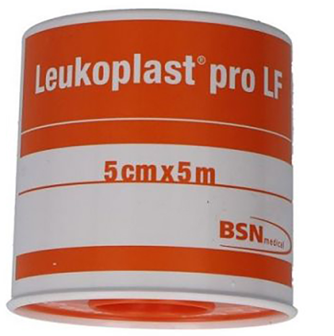 CEROTTO CHIRURGICO PER FISSAGGIO MEDICAZIONI LEUKOPLAST PRO LF SUPPORTO VISCOSA MASSA ADESIVA RESINA SINTETICA LANOLINA OSSIDO DI ZINCO CON LATTICE NATURALE 5X500CM - farmascienza.it