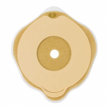 PLACCA PIANA FLEXIMA KEY 50 MM CON PROTETTORE CUTANEO IDROCOLLOIDALE E FLANGIA 5 PEZZI - farmascienza.it