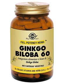 GINKGO BILOBA 60 60 CAPSULE VEGETALI - farmascienza.it