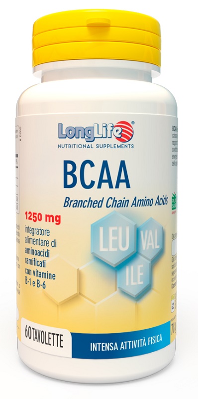 LONGLIFE BCAA 1250 MG 60 TAVOLETTE - farmascienza.it