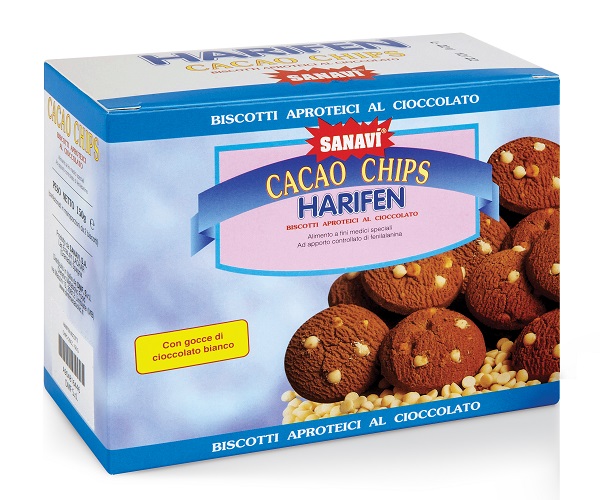 HARIFEN CHIPS CACAO BIANCO 150 G - farmascienza.it