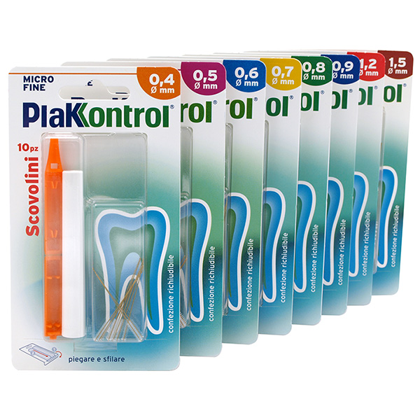 PLAKKONTROL MINIGRIP SCOVOLINO 0,9 MM 10 PEZZI - farmascienza.it