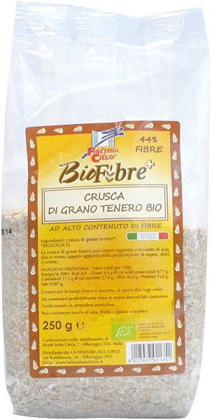 FSC BIOFIBRE+ CRUSCA DI GRANO TENERO BIO AD ALTO CONTENUTO DI FIBRA 250 G - farmascienza.it