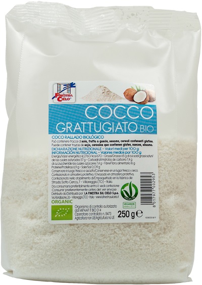 COCCO GRATTUGIATO BIO 250 G - farmascienza.it