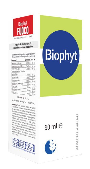 BIOPHYT FUOCO 50 ML SOLUZIONE IDROALCOLICA - farmascienza.it
