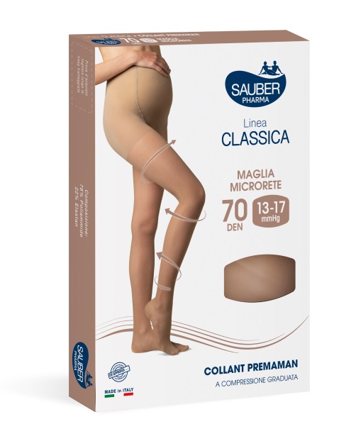 SAUBER COLLANT PREMAMAN 140 DENARI MAGLIA MICRORETE NEUTRO BEIGE 4 LINEA CLASSICA - farmascienza.it