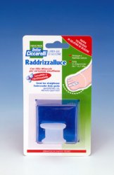 RADDRIZZA ALLUCE IN GEL DI SILICONE BIANCO SEMITRASPARENTE SAGOMATA PER PROTEGGERE E RIALLINEARE L'ALLUCE EVITANDO LO SFREGAMENTO FRA IL PRIMO E IL SECONDO DITO IGIENEPIEDE 1 PEZZO - farmascienza.it