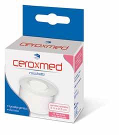 CEROTTO ADESIVO IN ROCCHETTO CEROXMED IN TESSUTO NON TESSUTO AERATO IPOALLERGENICO BIANCO 500X2,5 CM 1 PEZZO - farmascienza.it
