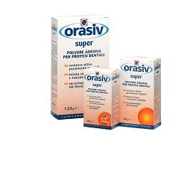 ORASIV SUPER POLVERE ADESIVA CLINICA PER PROTESI DENTALI 125 G - farmascienza.it