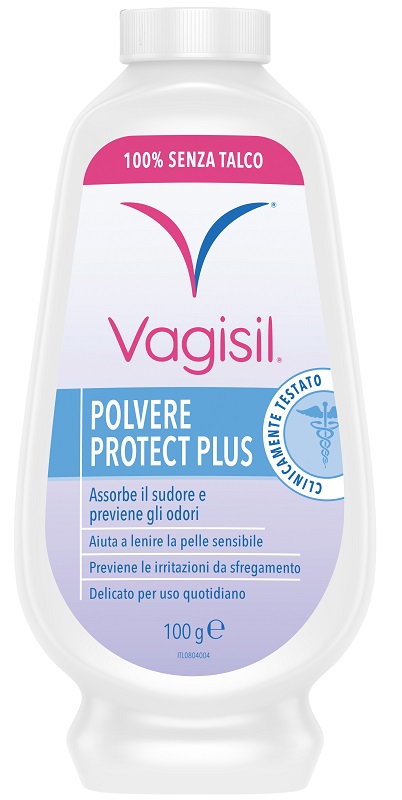 VAGISIL POLVERE PROTECT PLUS IGIENE FEMMINILE 100 G - farmascienza.it