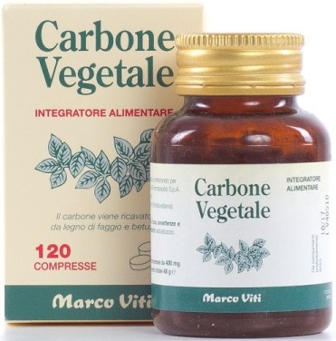 CARBONE VEGETALE 120 COMPRESSE - farmascienza.it