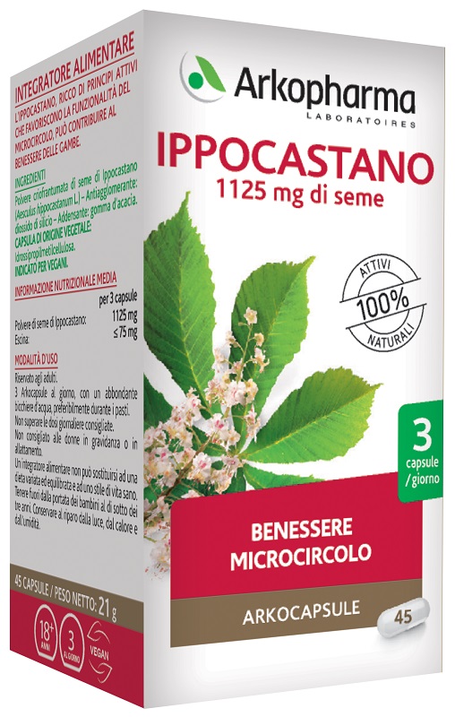 ARKO CAPSULE IPPOCASTANO BIO 45 CAPSULE - farmascienza.it