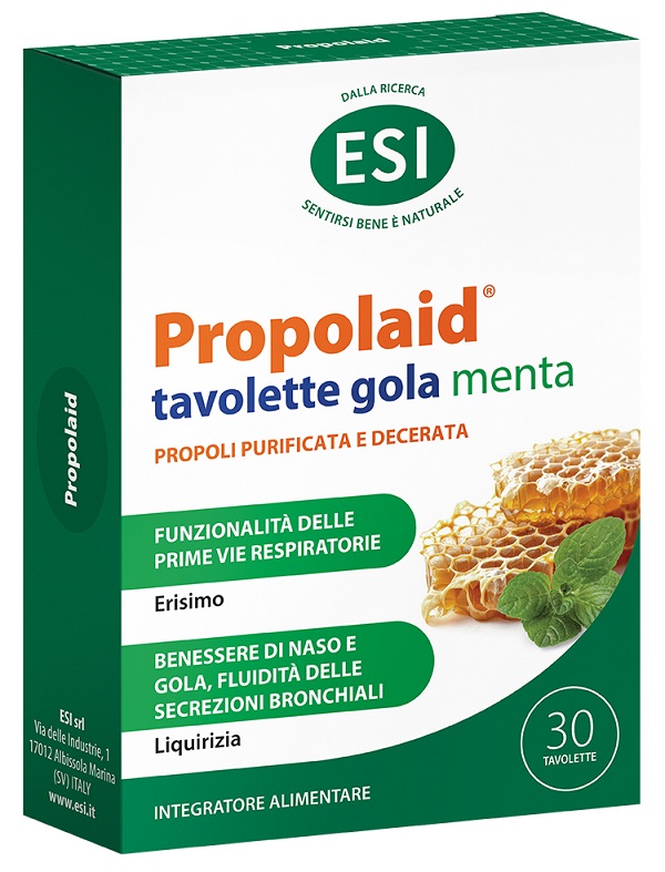 ESI PROPOLAID PROPOLGOLA MENTA 30 TAVOLETTE - farmascienza.it