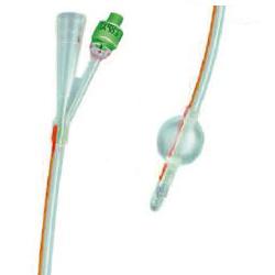 CATETERE FOLEY IN SILICONE TRASPARENTE A 2 VIE CON PALLONCINO 5-10ML DIAMETRO CH18 6,00MM LUNGHEZZA 40CM - farmascienza.it