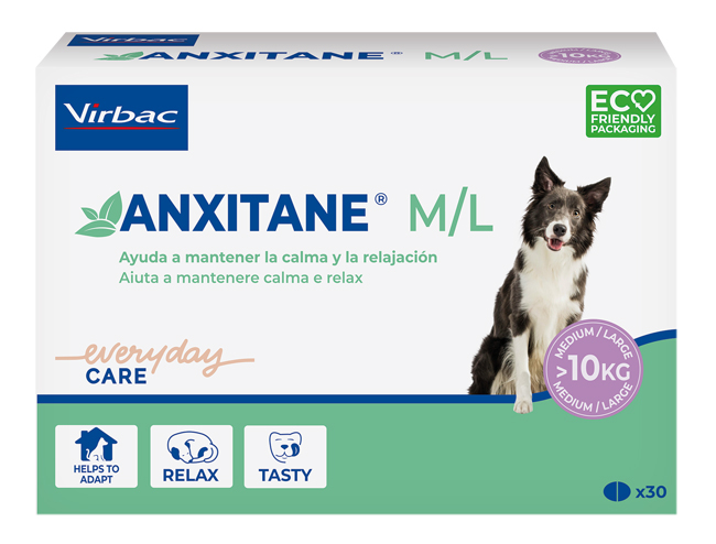 ANXITANE M/L SUPPLEMENTO NUTRIZIONALE SCATOLA 30 COMPRESSE APPETIBILI - farmascienza.it