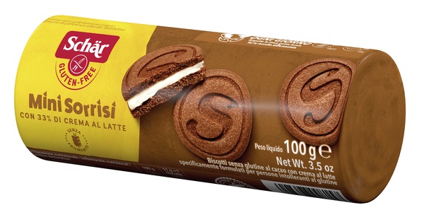 SCHAR MINI SORRISI CON CREMA AL LATTE 100 G - farmascienza.it