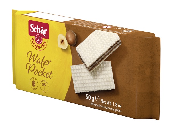 SCHAR WAFER POCKET ALLA NOCCIOLA 50 G - farmascienza.it