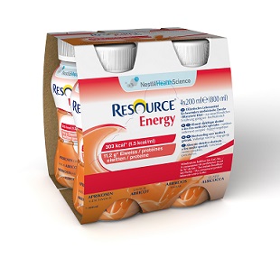 RESOURCE ENERGY ALBICOCCA 4 BOTTIGLIE 200 ML - farmascienza.it