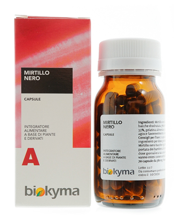 MIRTILLO NERO 70 CAPSULE 380 MG - farmascienza.it