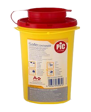 CONTENITORE DI SICUREZZA PER TALGIENTI PIC CAPACITA' 0,6 LITRI ARTICOLO 00022994000000 1 PEZZO - farmascienza.it