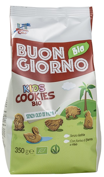 FSC BUONGIORNOBIO BISCOTTI ZOO PARTY RISO+ BIO VEGAN SENZA LATTE CON OLIO DI GIRASOLE SENZA OLIO DI PALMA 350 G - farmascienza.it
