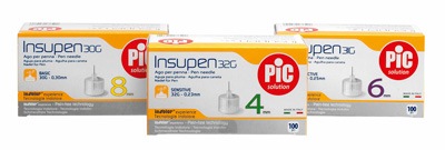 AGO PER PENNA DA INSULINA PIC INSUPEN GAUGE 32 4 MM 100 PEZZI - farmascienza.it