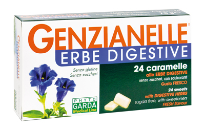 GENZIANELLE ERBE DIGESTIVE SENZA ZUCCHERO 24 CARAMELLE - farmascienza.it