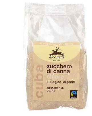 ZUCCHERO DI CANNA CHIARO BIO CUBA FAIRTRADE 500 G - farmascienza.it
