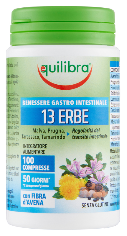 13 ERBE CON FIBRA 100 COMPRESSE - farmascienza.it
