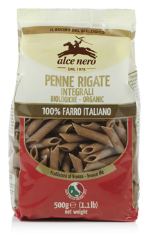 PENNE 100% FARRO INTEGRALE BIO 500 G - farmascienza.it