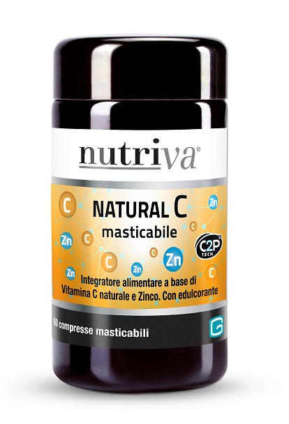 NUTRIVA NATURAL C 60 COMPRESSE MASTICABILI - farmascienza.it