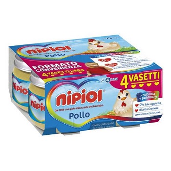NIPIOL OMOGENEIZZATO VITELLO 120 G 4 PEZZI - farmascienza.it