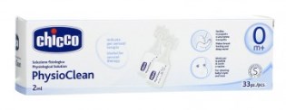 CHICCO PHYSIOCLEAN SOLUZIONE FISIOLOGICA 33 FLACONCINI 2 ML - farmascienza.it