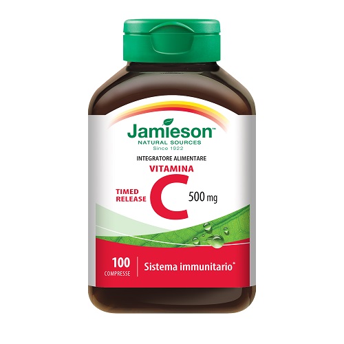 VITAMINA C 500 TIMED RELEASE GUSTO ARANCIA 100 COMPRESSE MASTICABILI - farmascienza.it