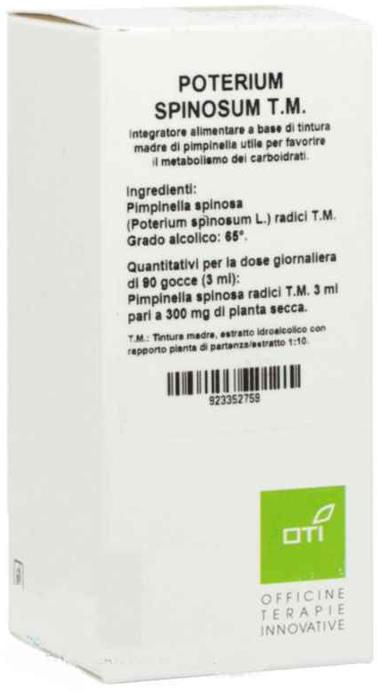 POTERIUM SPINOSUM TINTURA MADRE GOCCE 100ML - farmascienza.it