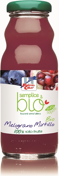 FSC SEMPLICE&BIO MELA MELOGRANO MIRTILLO BIO SENZA ZUCCHERI AGGIUNTI 200 ML - farmascienza.it