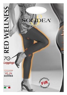 RED WELLNESS 70 LEGGINS NERO 1S - farmascienza.it